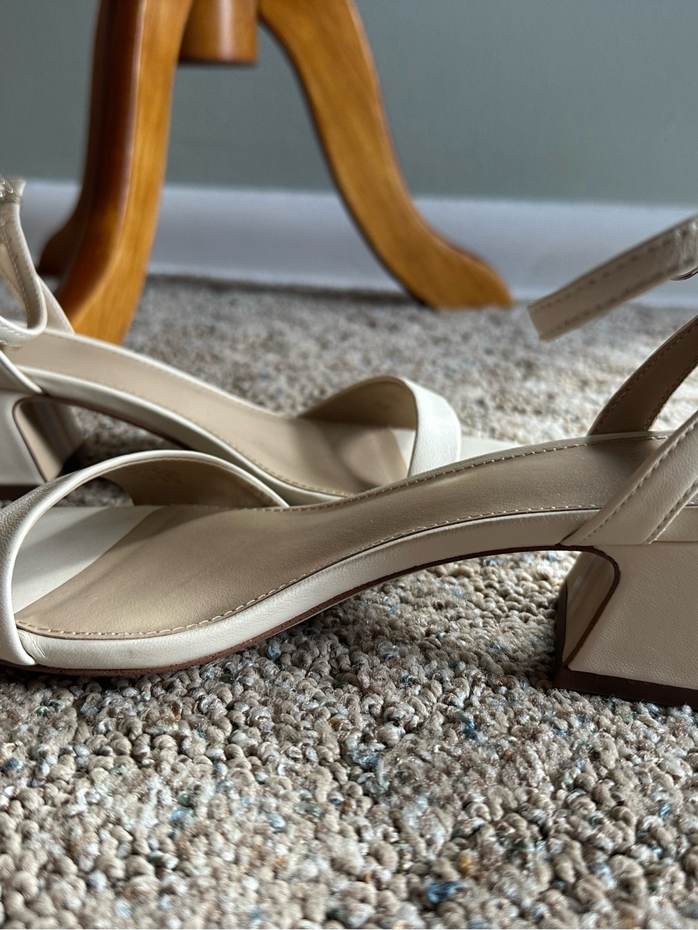 Sam Edelman Wilson Kitten Heel Ankle Strap Sandals - Picture 6 of 11